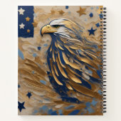 Majestic Eagle: Embleem van Erfgoed Notitieboek (Achterkant)