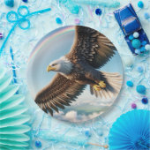 Majestic Eagle Flight Sky Paper Bord (Feest)