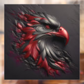 Majestic Eagle Gaze Venster Cling Raamsticker (Vel 2)