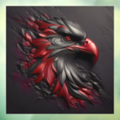 Majestic Eagle Gaze Venster Cling Raamsticker (Vel 3)