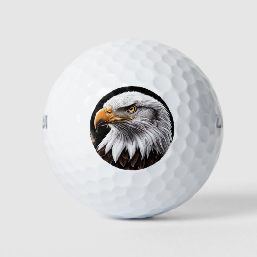 Majestic Eagle Golf Ball Design Golfballen (Voorkant)