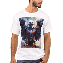 Majestic Eagle Graphic T-shirt Laat je geest los