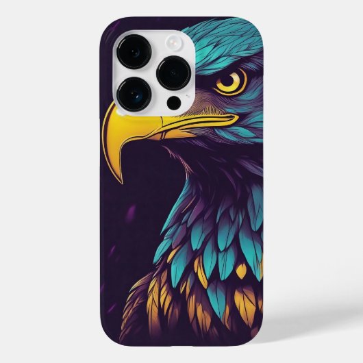 Majestic Eagle in levendige kleuren Case-Mate iPhone Case (Achterkant)