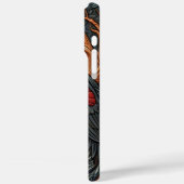 Majestic Eagle lederen kunstwerk Case-Mate iPhone Case (Achterkant / Links)