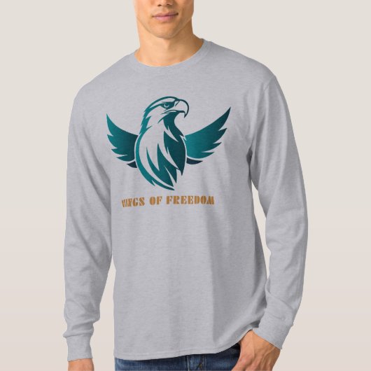Majestic Eagle Logo T-Shirt - Teal 'Wings of Freed (Devant)