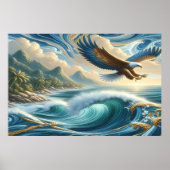Majestic Eagle of Freedom Poster (Voorkant)