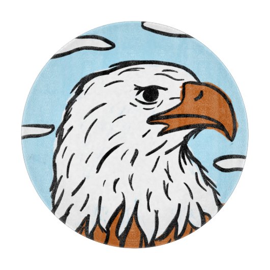 Majestic Eagle Snijplank (Voorkant)