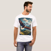 Majestic Eagle Soar T-shirt ontwerp (Voorkant volledig)