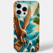 Majestic Eagle stijgt boven strand Case-Mate iPhone Case (Achterkant)