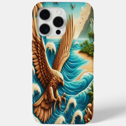 Majestic Eagle stijgt boven strand Case-Mate iPhone Case (Achterkant)