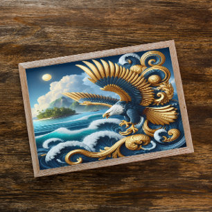 Majestic Eagle symboliseert kracht, patriottisme Poster