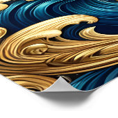 Majestic Eagle trots tonen vrijheid Poster (Hoek)