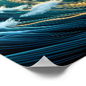 Majestic Eagle vangen prooi Poster (Hoek)