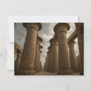 Majestic Egyptienne Colonnes Carte postale