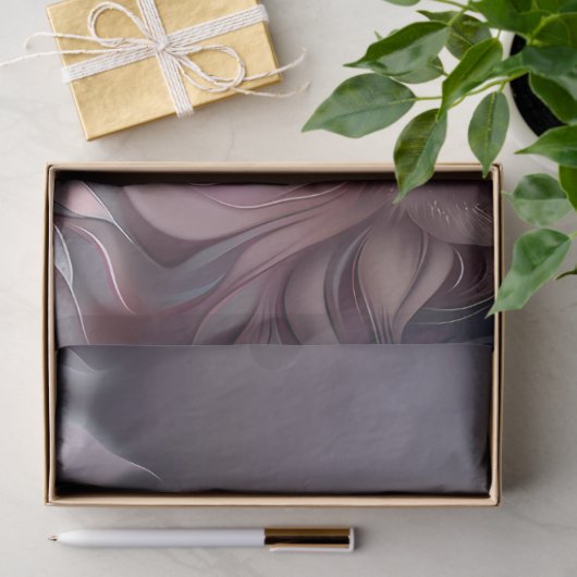 Majestic Elegant Floral Lion Head Decoupage Tissuepapier (Geschenk)