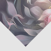 Majestic Elegant Floral Lion Head Decoupage Tissuepapier (Detail)