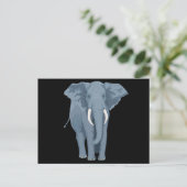 Majestic Elephant Briefkaart (Staand voorkant)