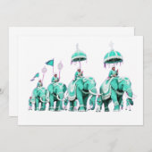 Majestic Elephant Mandala Kaart (Voorkant / Achterkant)