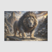 Majestic Fantasy Lion Decoupage Tissuepapier (Voorkant)