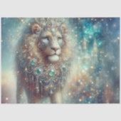 Majestic Fantasy Lion King Decoupage Tissuepapier (Voorkant)