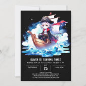 Majestic Fantasy Pirate Verjaardag Kaart (Voorkant)