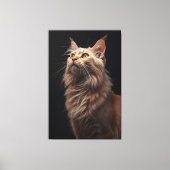 Majestic Feline Portrait Canvas (Voorkant)