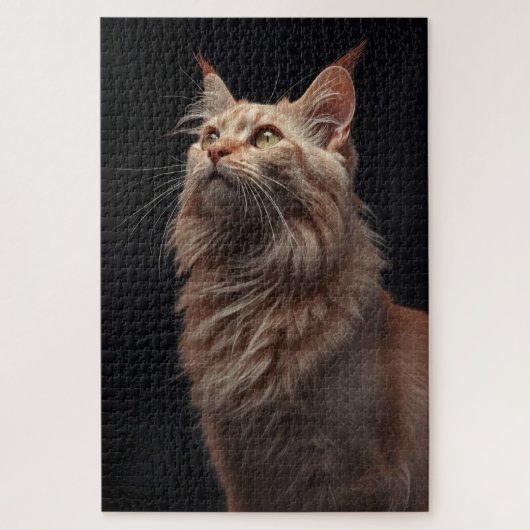 Majestic Feline Portrait Puzzle Legpuzzel (Verticaal)