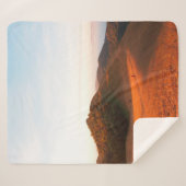 Majestic field in the sunlight. Dramatic and pictu Sherpa Deken (Voorkant (horizontaal))