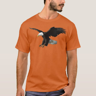 Majestic Flying American Bald Eagle Photo Portret T-shirt