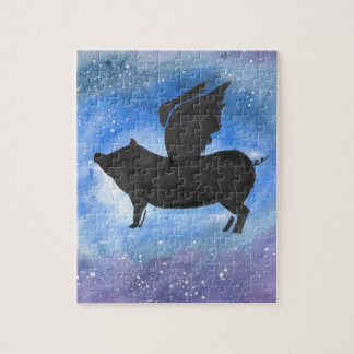 Majestic Flying Pig Legpuzzel
