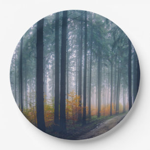 Majestic Forest Path Papieren Bordje