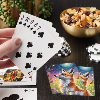Majestic Fox Pokerkaarten
