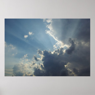 Majestic God Rays Poster