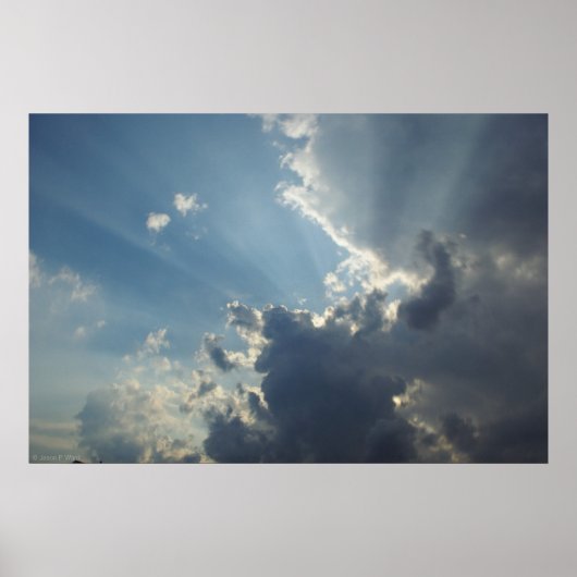 Majestic God Rays Poster (Voorkant)