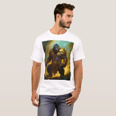 Majestic Gorilla : Le roi de la Jungle T-Shirt (Devant entier)