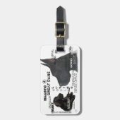 Majestic Great Danes Bagagelabel (Voorkant verticaal)