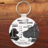 Majestic Great Danes Sleutelhanger (Voorkant)