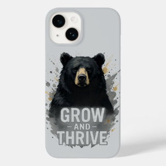 Majestic Groei Zwart Beer Art Case-Mate iPhone 14 Hoesje
