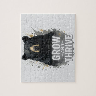 Majestic Groei Zwart Beer Art Legpuzzel
