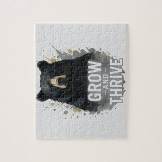 Majestic Groei Zwart Beer Art Legpuzzel