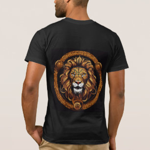 Majestic Guard: Geometrische Leeuw T-shirt Collect
