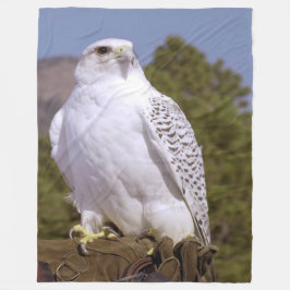 Majestic Gyrfalcon Fleece Deken