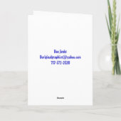 Majestic Holiday Horse Feestdagen Kaart (Achterkant)