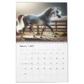 Majestic Horse Breeds Calendrier 2025/2026 (Feb 2027)