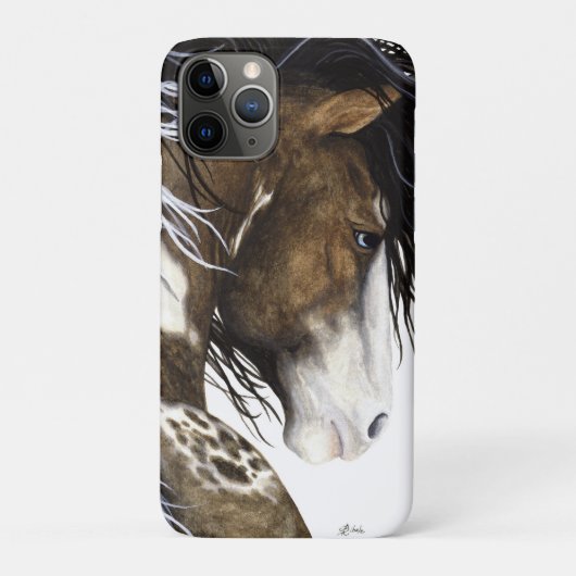 Majestic Horse by Bihrle iPhone Case (Achterkant)