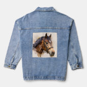 Majestic Horse Head Denim Jacket (Verso)
