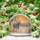 Majestic Horse in Abstract Sunset Sneeuwbol (Kerstmis)