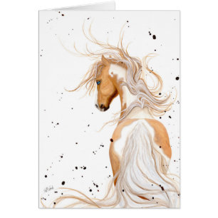 Majestic Horse Palomino door BiHrLe Card