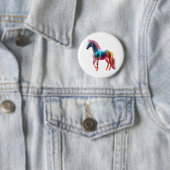 Majestic Horse Ronde Button 5,7 Cm (In situ)