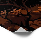 Majestic Horse Silhouette at Sunset Poster | Elega (Coin)